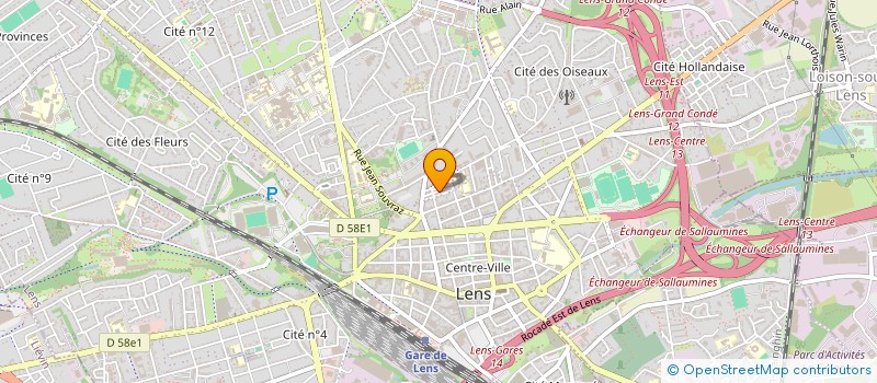 localisation de l'entreprise MONSIEUR RENE DE CAMPOS à LENS