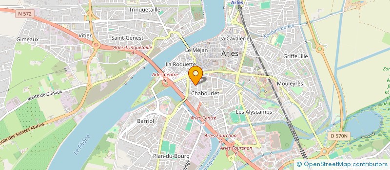 localisation de l'entreprise MONSIEUR RENE DE FALCO à ARLES