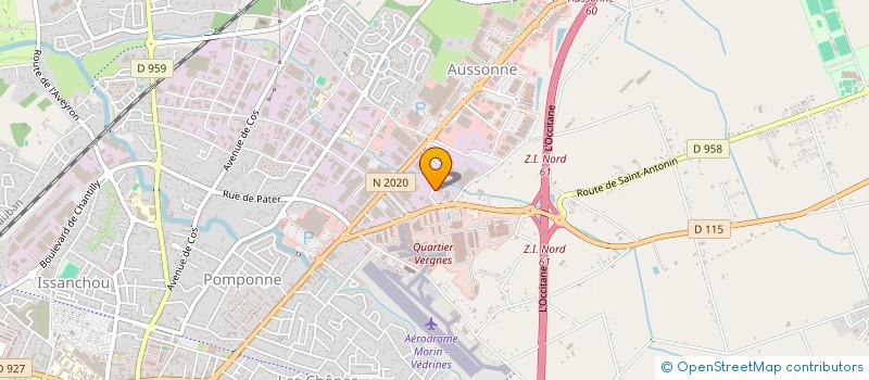 localisation de l'entreprise MONSIEUR RENE DE FAVERI  MONTAUBAN