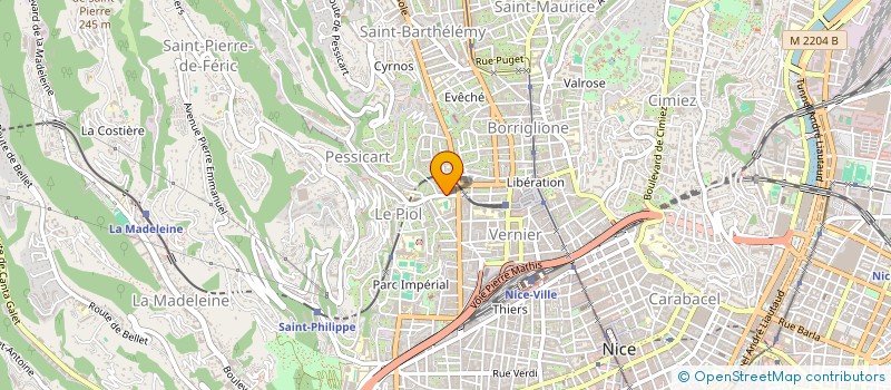 localisation de l'entreprise MONSIEUR RENE DE GIOUAMMI à NICE