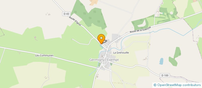 localisation de l'entreprise MONSIEUR RENE DE MAISTRE à GERMIGNY-L'EXEMPT