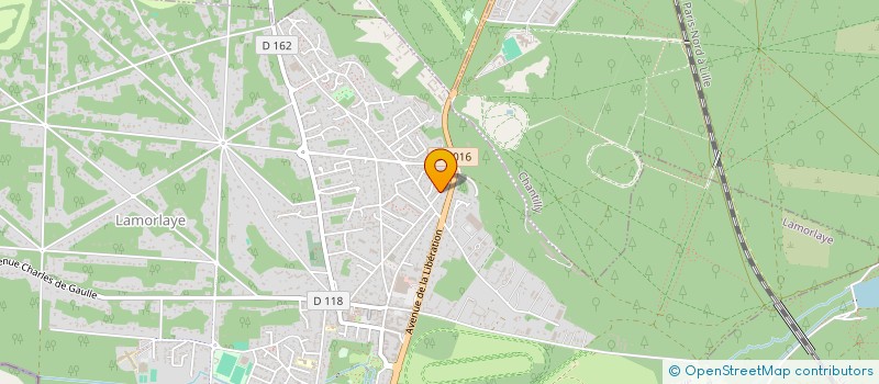 localisation de l'entreprise MONSIEUR RENE DEBAYE  LAMORLAYE