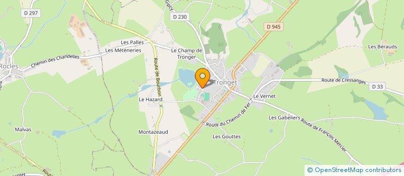 localisation de l'entreprise MONSIEUR RENE DEBESSON à TRONGET