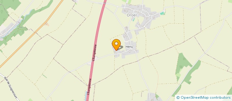 localisation de l'entreprise MONSIEUR RENE DEBRAINE  OROER