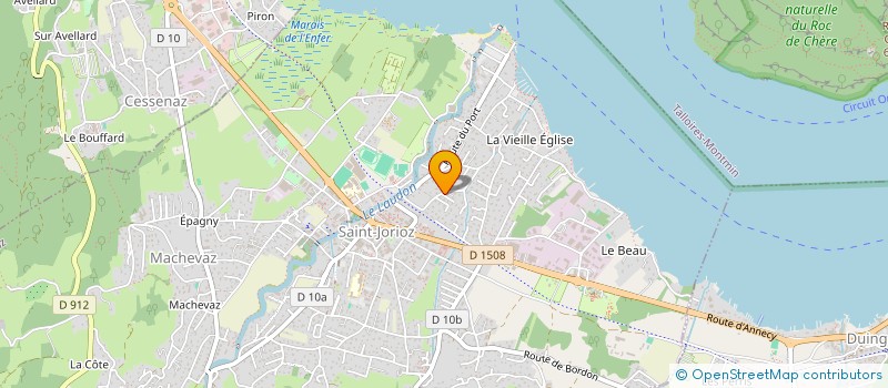 localisation de l'entreprise MONSIEUR RENE DEGRANGE  SAINT-JORIOZ