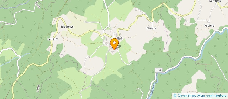 localisation de l'entreprise MONSIEUR RENE DELABRE  COLLAT