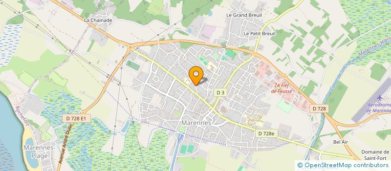localisation de l'entreprise MONSIEUR RENE DELAGE à MARENNES-HIERS-BROUAGE
