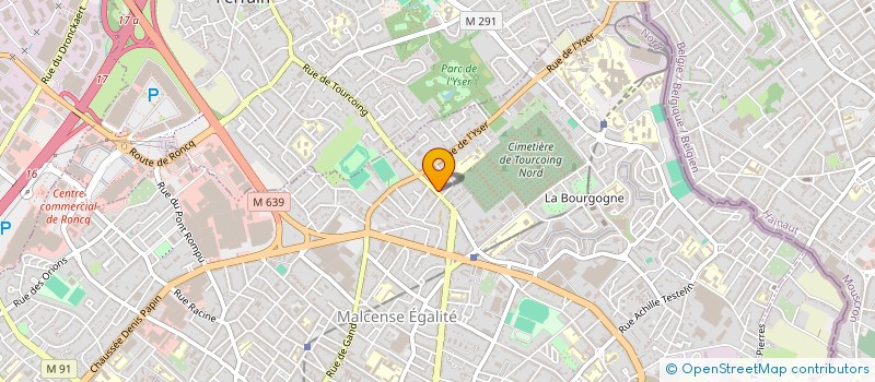 localisation de l'entreprise MONSIEUR RENE DELANNOYE  TOURCOING