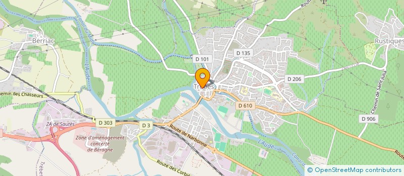 localisation de l'entreprise MONSIEUR RENE DELPECH  BARBAIRA