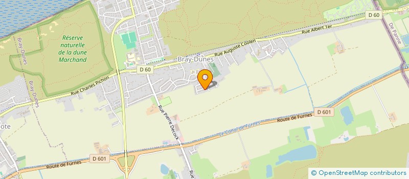 localisation de l'entreprise MONSIEUR RENE DEMEESTER  BRAY-DUNES