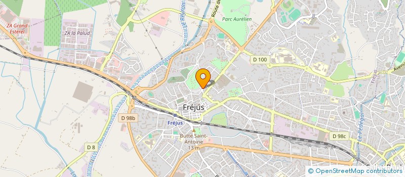 localisation de l'entreprise MONSIEUR RENE DEMPURE à FREJUS