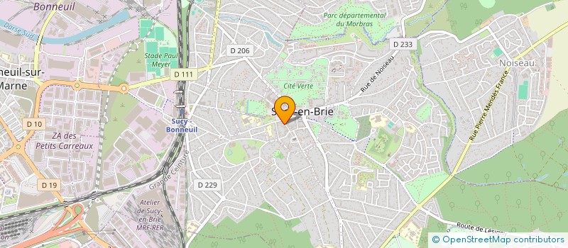 localisation de l'entreprise MONSIEUR RENE DEN BOER  SUCY-EN-BRIE