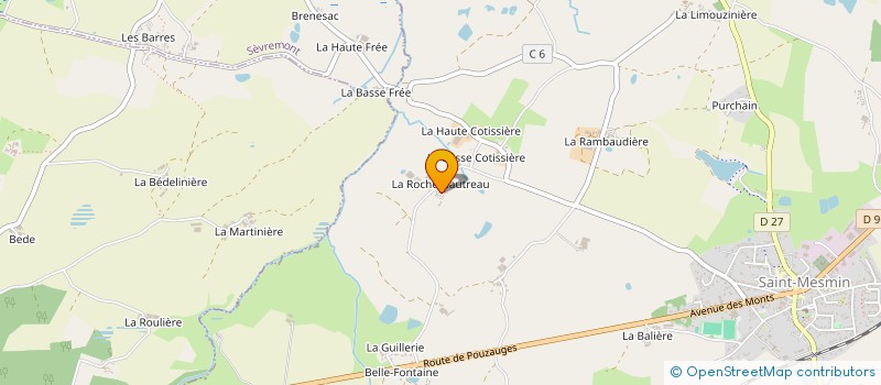 localisation de l'entreprise MONSIEUR RENE DENAUD à SAINT-MESMIN