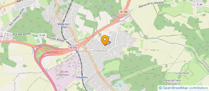 localisation de l'entreprise MONSIEUR RENE DENEUX à FREPILLON