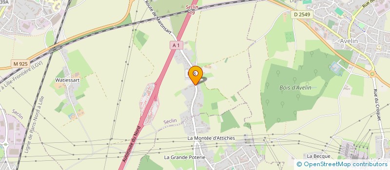 localisation de l'entreprise MONSIEUR RENE DENNEL à SECLIN