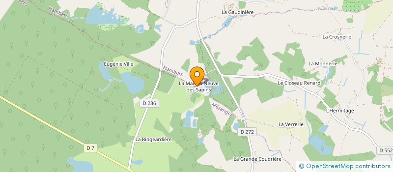 localisation de l'entreprise MONSIEUR RENE DENUAULT à MEZANGERS