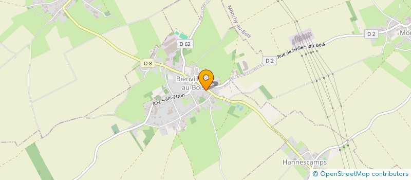 localisation de l'entreprise MONSIEUR RENE DESBUREAUX à BIENVILLERS-AU-BOIS