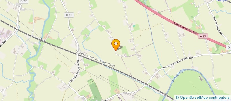 localisation de l'entreprise MONSIEUR RENE DESCAMPS  STEENWERCK