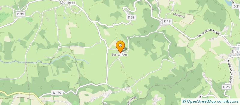 localisation de l'entreprise MONSIEUR RENE DESCARGUES  MOLIERES