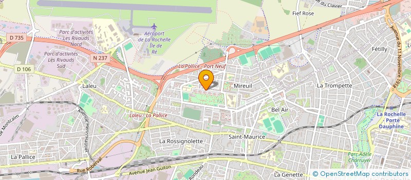 localisation de l'entreprise MONSIEUR RENE DESCHAMPS à LA ROCHELLE