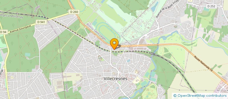 localisation de l'entreprise MONSIEUR RENE DESCOMBES à VILLECRESNES