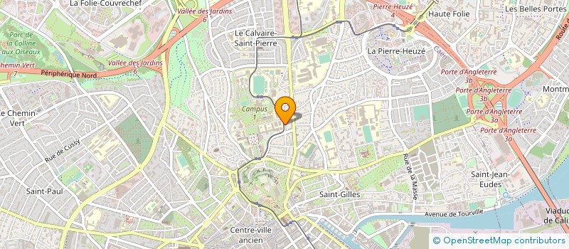 localisation de l'entreprise MONSIEUR RENE DESCRETTES à CAEN