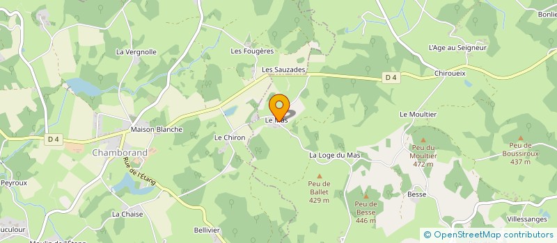 localisation de l'entreprise MONSIEUR RENE DESENFANT  LE GRAND-BOURG