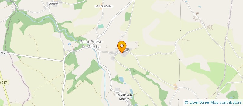 localisation de l'entreprise MONSIEUR RENE DESESSARD à SAINT-PRIEST-LA-MARCHE