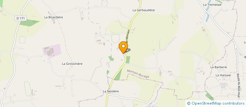 localisation de l'entreprise MONSIEUR RENE DESGRIPPES  MORTAIN-BOCAGE