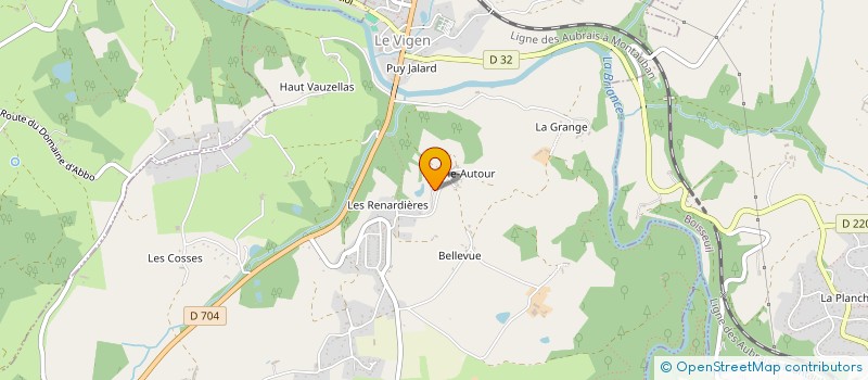localisation de l'entreprise MONSIEUR RENE DESNOYER à LE VIGEN