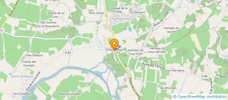 localisation de l'entreprise MONSIEUR RENE DESNOYERS à CHAMPMILLON