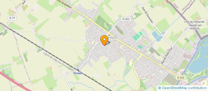 localisation de l'entreprise MONSIEUR RENE DESSEIN à NIEPPE