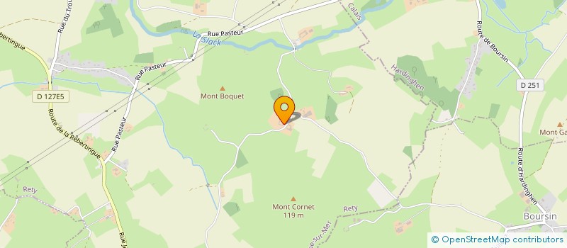 localisation de l'entreprise MONSIEUR RENE DEVIN  RETY