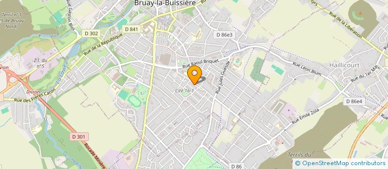 localisation de l'entreprise MONSIEUR RENE DEWITTE à BRUAY-LA-BUISSIERE