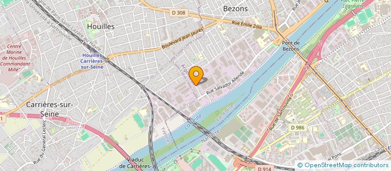 localisation de l'entreprise MONSIEUR RENE DI GIUSTO  BEZONS