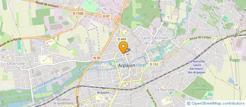 localisation de l'entreprise MONSIEUR RENE DIMEY à ARPAJON