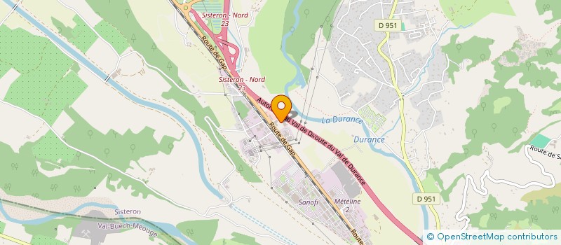 localisation de l'entreprise MONSIEUR RENE DIZARN  SISTERON