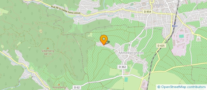 localisation de l'entreprise MONSIEUR RENE DOLDER  MITTELBERGHEIM
