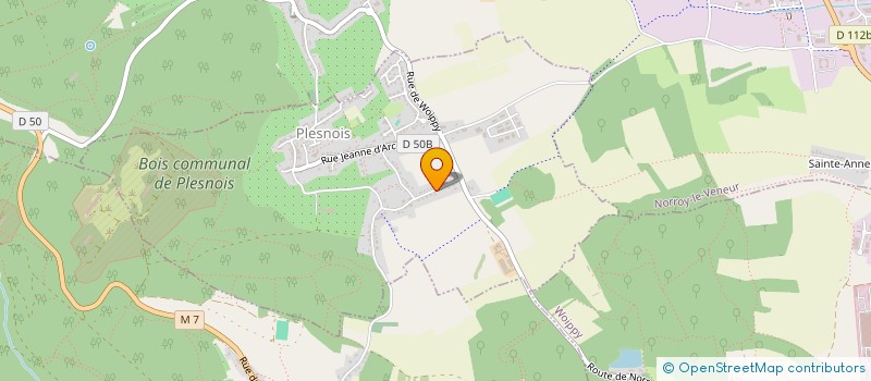 localisation de l'entreprise MONSIEUR RENE DONNEN  PLESNOIS