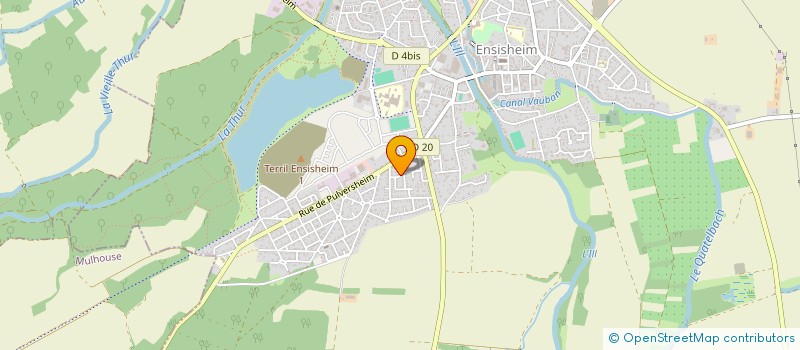 localisation de l'entreprise MONSIEUR RENE DOSCH  ENSISHEIM