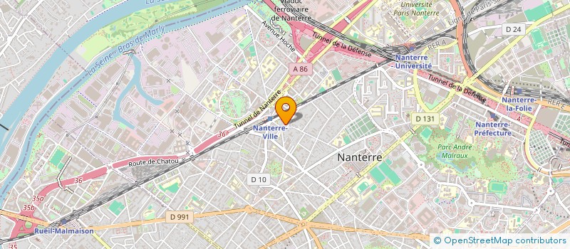localisation de l'entreprise MONSIEUR RENE DOSNE à NANTERRE