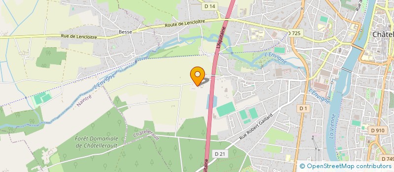 localisation de l'entreprise MONSIEUR RENE DOUSSELIN à CHATELLERAULT