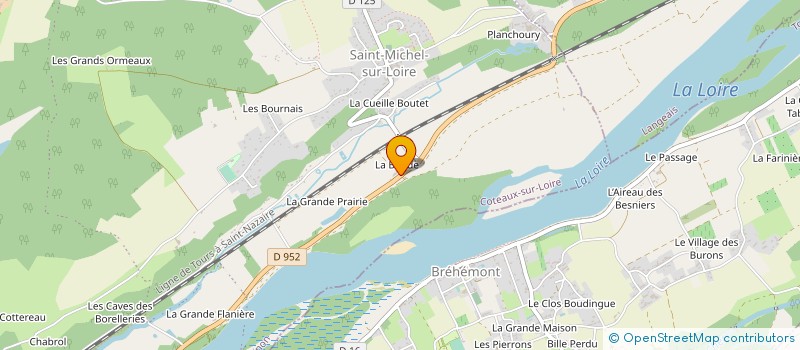 localisation de l'entreprise MONSIEUR RENE DOUSSIN  CINQ MARS LA PILE