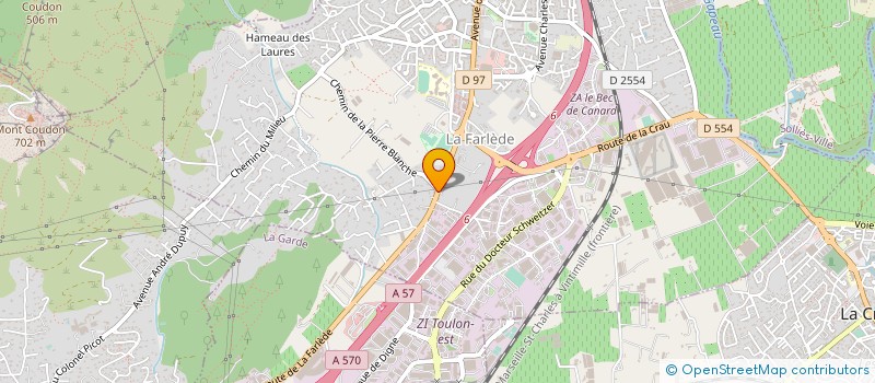 localisation de l'entreprise MONSIEUR RENE DRACH à SOLLIES-PONT
