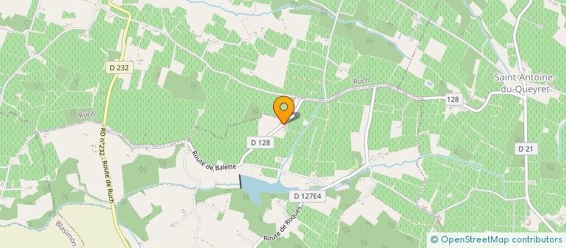 localisation de l'entreprise MONSIEUR RENE DRILLOLE  SAUVETERRE-DE-GUYENNE