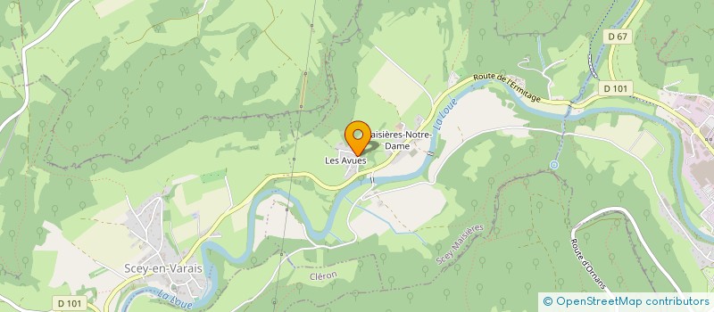 localisation de l'entreprise MONSIEUR RENE DRUOT  SCEY-MAISIERES