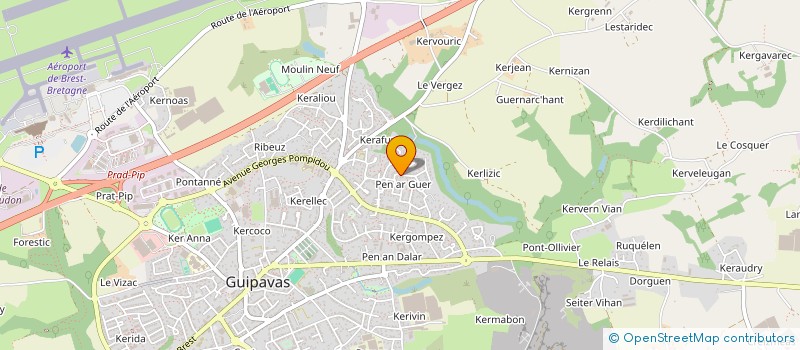 localisation de l'entreprise MONSIEUR RENE DUBOIS à GUIPAVAS