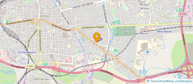 localisation de l'entreprise MONSIEUR RENE DUBROEUCQ à CALAIS