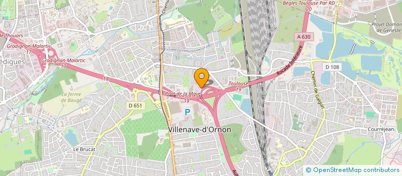 localisation de l'entreprise MONSIEUR RENE DUCASSE  VILLENAVE-D'ORNON