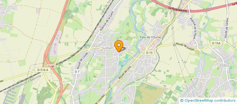 localisation de l'entreprise MONSIEUR RENE DUCASSE  JUILLAN